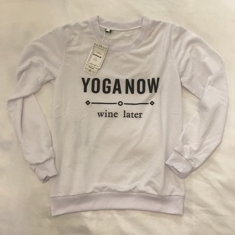 Yoga Now Wine Later - Women’s Small